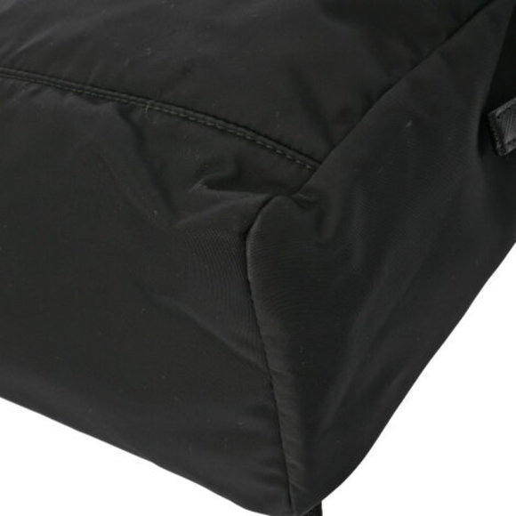 PRADA Re Nylon Saffiano Leather Black Nylon Shoulder Bag - Picture 8 of 12